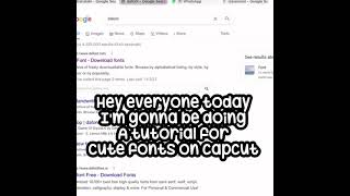 How to get cute fonts on capcut! ✨😍 screenshot 4