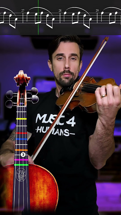๐ปCarol of the Bells - Violin Tutorial Part 2 with Sheet Music & Tabs ๐ผ