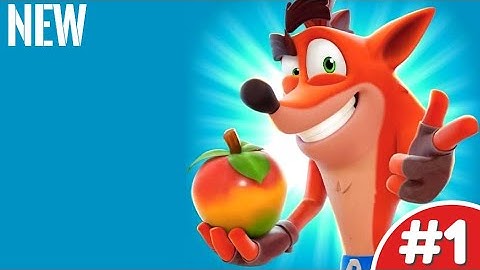 Crash Bandicoot: On the Run! Gameplay Walkthrough Part #1 iOS Android Noob vs Hack Tutorial