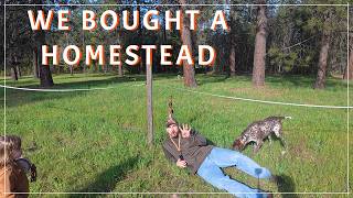 We Bought a Homestead! Come Check Out the Property (Homestead Ep. 1)