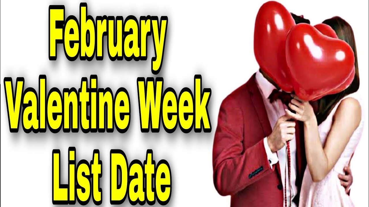 Featured image of post February Days 2021 Valentine Week List - Rose day is on seventh february where people usually gift roses to each other.