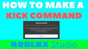 How to make a custom Kick Command in Roblox Studio