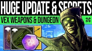 Destiny 2 | HUGE NEWS UPDATE! DUNGEON GLITCH! Portal Found, Cayde Area, Vex Loot Frames & DLC Quests