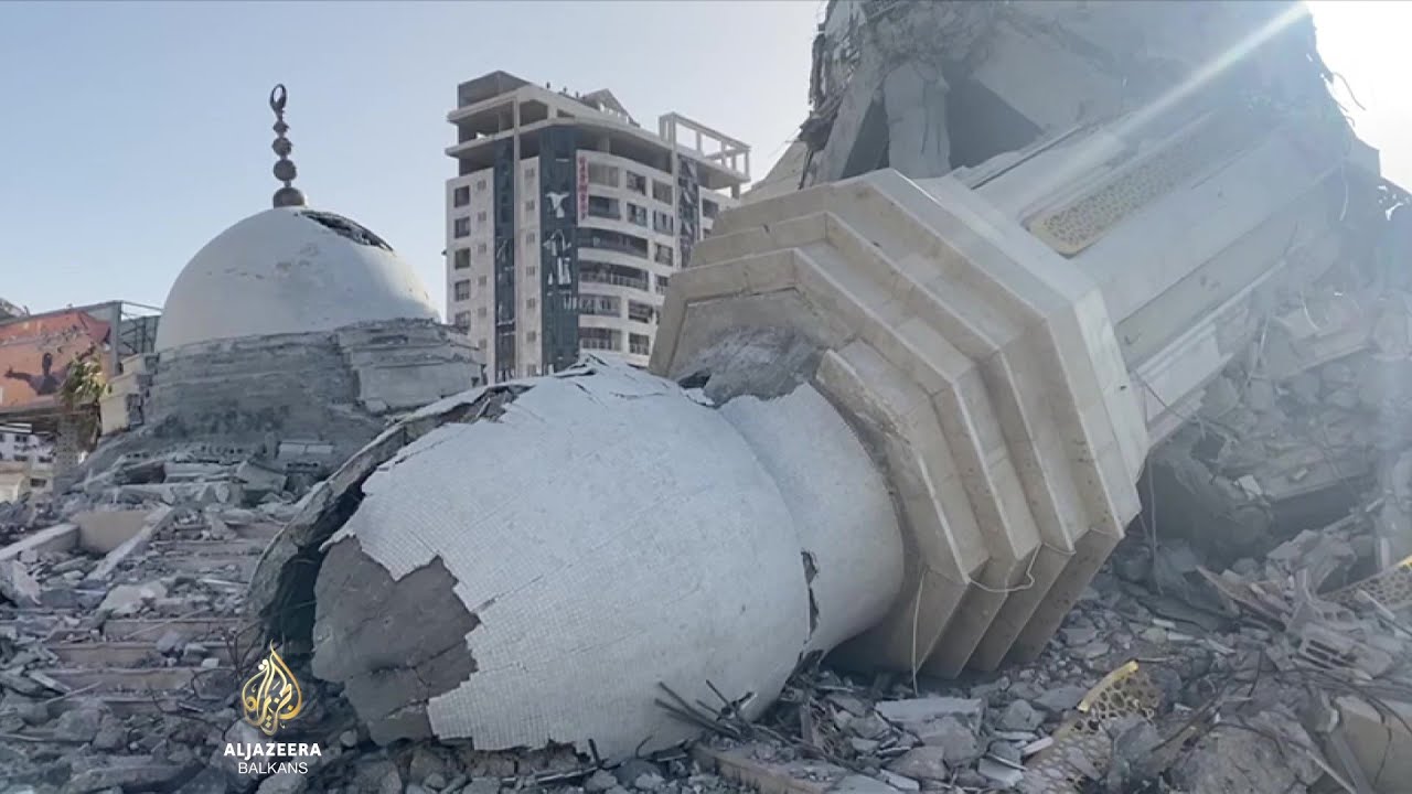 إسرائيل تدمر المواقع الدينية والثقافية في قطاع غزة