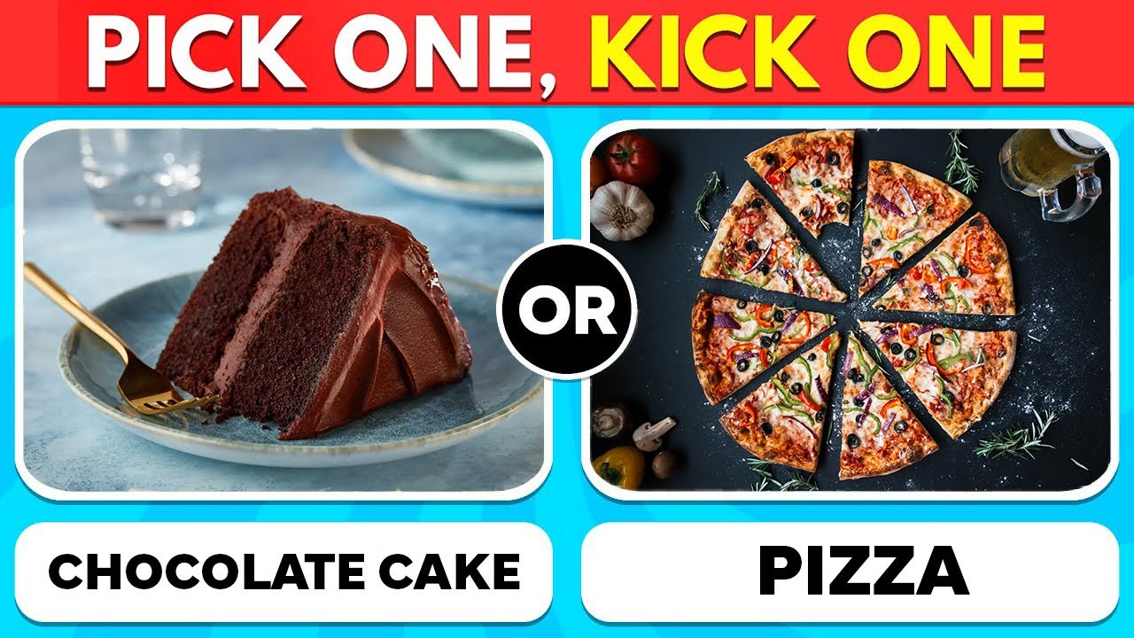 Pick One, Kick One - Sweet vs Savory Edition! 🍔🍩