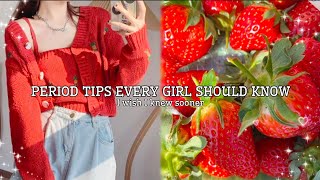 Period tips every girl should be aware of ✨[ Do's and Dont's ] | Asterin