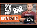 Double Your Open Rates With These 8 Simple Tricks [Seriously... These Help!]