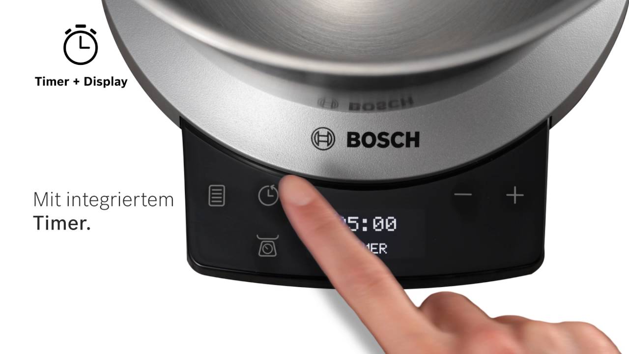 Bosch Batidora Amasadora MUM9AX5S00 OptiMUM Plateado