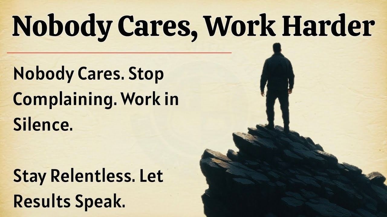 Nobody Cares – Work Harder | Learn English Through Story Level 2 | Motivational Video 🔥