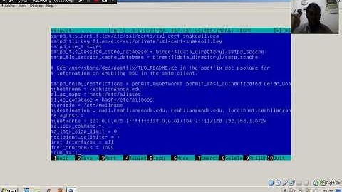 Konfigurasi Sederhana Mail Server pada Linux Debian