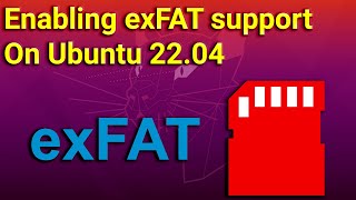 Включение поддержки exFAT в Ubuntu 22.04