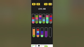 Water sort puzzle level 860