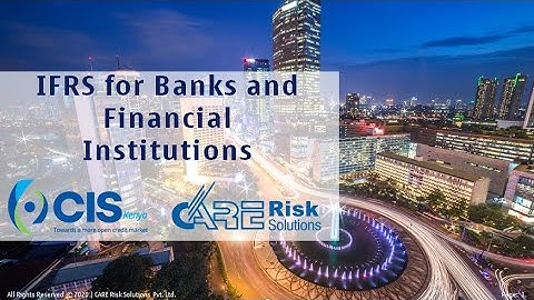 COVID 19 & IFRS 9 - WEBINAR FOR BANKS AND FINANCIAL INSTITUTIONS