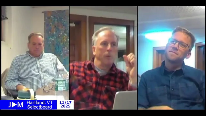 Hartland Selectboard 11/17/2025