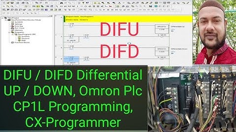 DIFU / DIFD Differential UP / DOWN, Omron Plc CP1L Programming, CX-Programmer