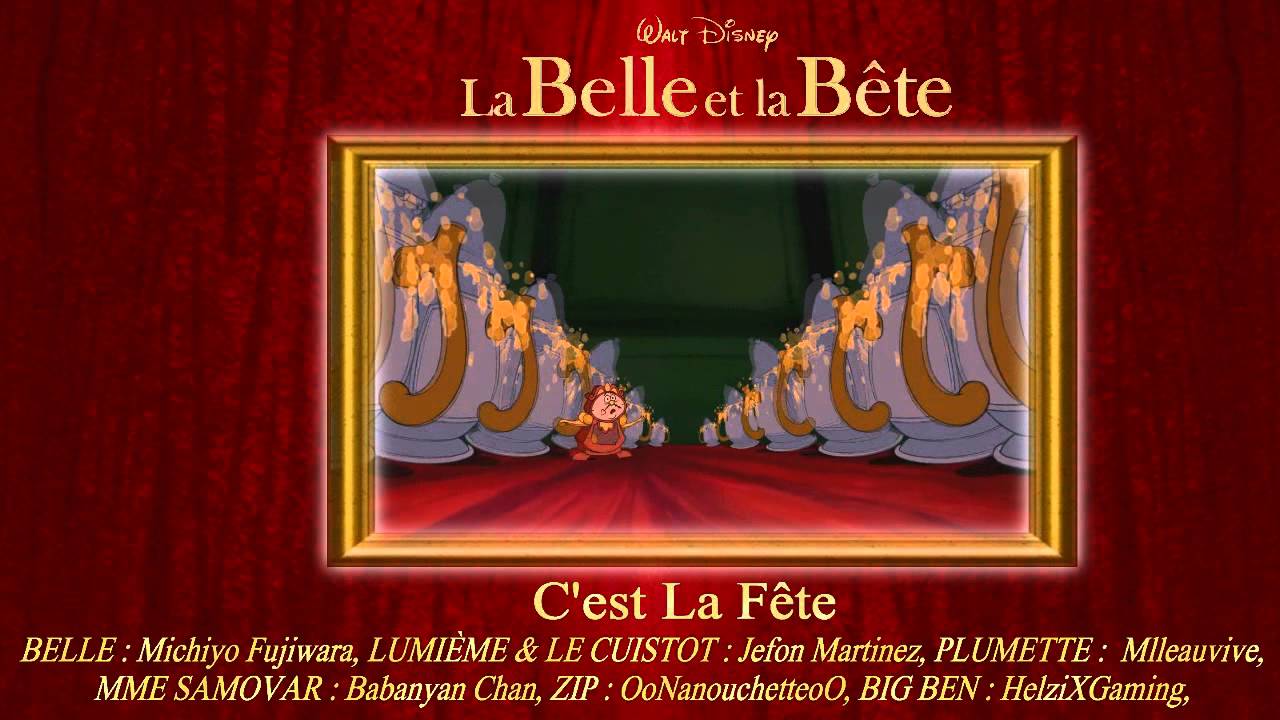 ☆LPD 【Collab】║ La Belle et la Bête - C'est la Fête - YouTube