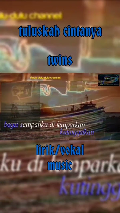 #shorts twins-tuluskah cintanya (lirik/vokal) music