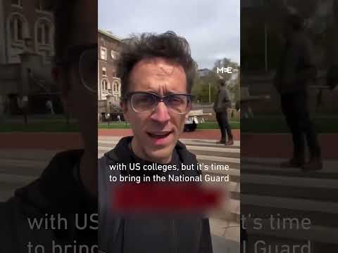 Columbia University Assistant Professor Demands National Guard