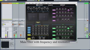 Novation Circuit "MIDI EDITOR / REMOTE/ CONTROLLER", VST