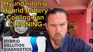 hyundai ioniq hybrid battery fan clean