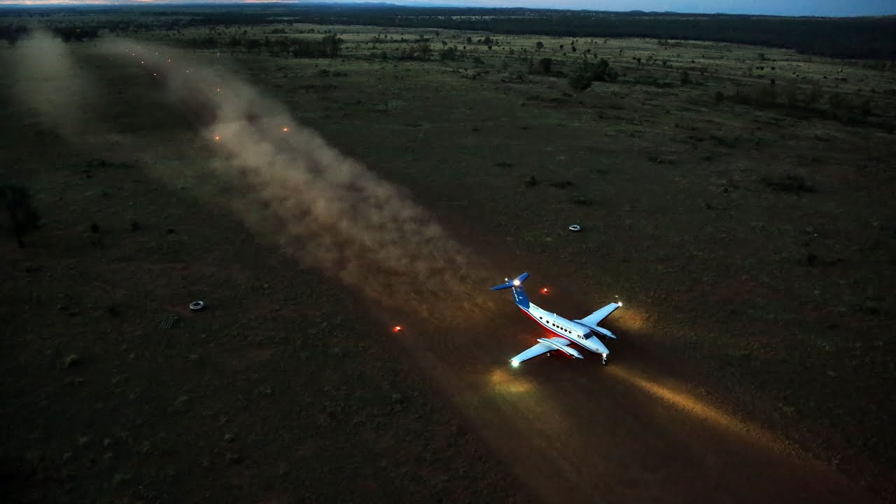 RFDS Night Landings - A Community Effort - YouTube
