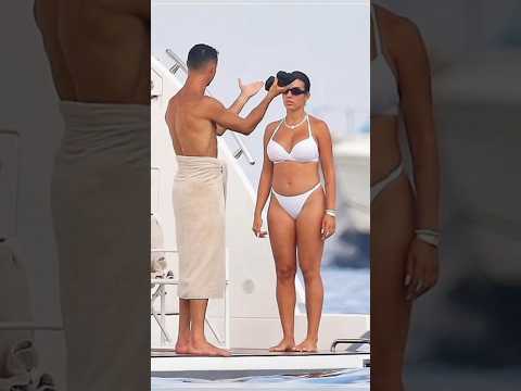 Cristiano Ronaldo with wife Georgina Rodrìguez #short #cristianoronaldo #georginarodriguez #shorts