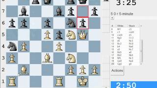 Chess World.net: LIVE Blitz #1592 vs enzoshivo (2234) - French defense (C01) (Chessworld.net)