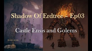 Shadow of Erdtree Walkthrough EP03 - Castle Ensis and Golems
Walkthrough of Shadow of Erdtree at Castle Ensis and the slain of two Golems.
#eldenring #shadowoftheerdtree #eldenringdlc #eldenringshadowoftheerdtree #eldenringgameplay #eldenringfullgameplay #eldenring4kgameplay
Correction to my statement about Furnace Golem, it has resistant to fire damage on his leg. Do not use Blasphemous blade or any weapon with Fire Damage include River of Blood. He is weak to Lightning so use any normal with Quality/str/dex affinity weapon without status effect and apply the DragonBolt Grease for heavy lightning damage. I use Claymore Quality build, and fight him on foot with AoW Wild Strike. Deleted him very fast, will share in new video in Episode 9. I know is long time, but I will upload a separate Furnace Golem Quick Kill guide much earlier. Shadow of Erdtree Walkthrough EP03 - Castle Ensis and Golems