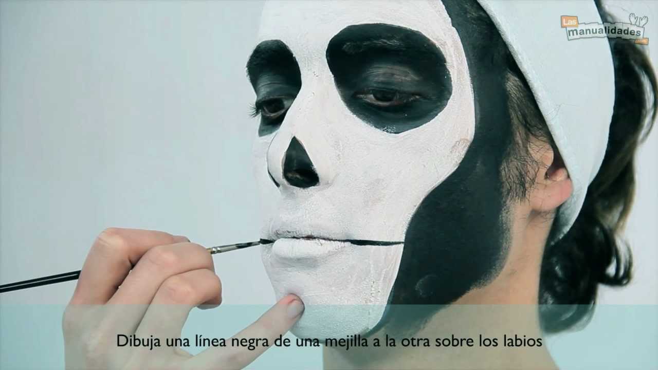 Maquillaje de calavera manualidades raudales