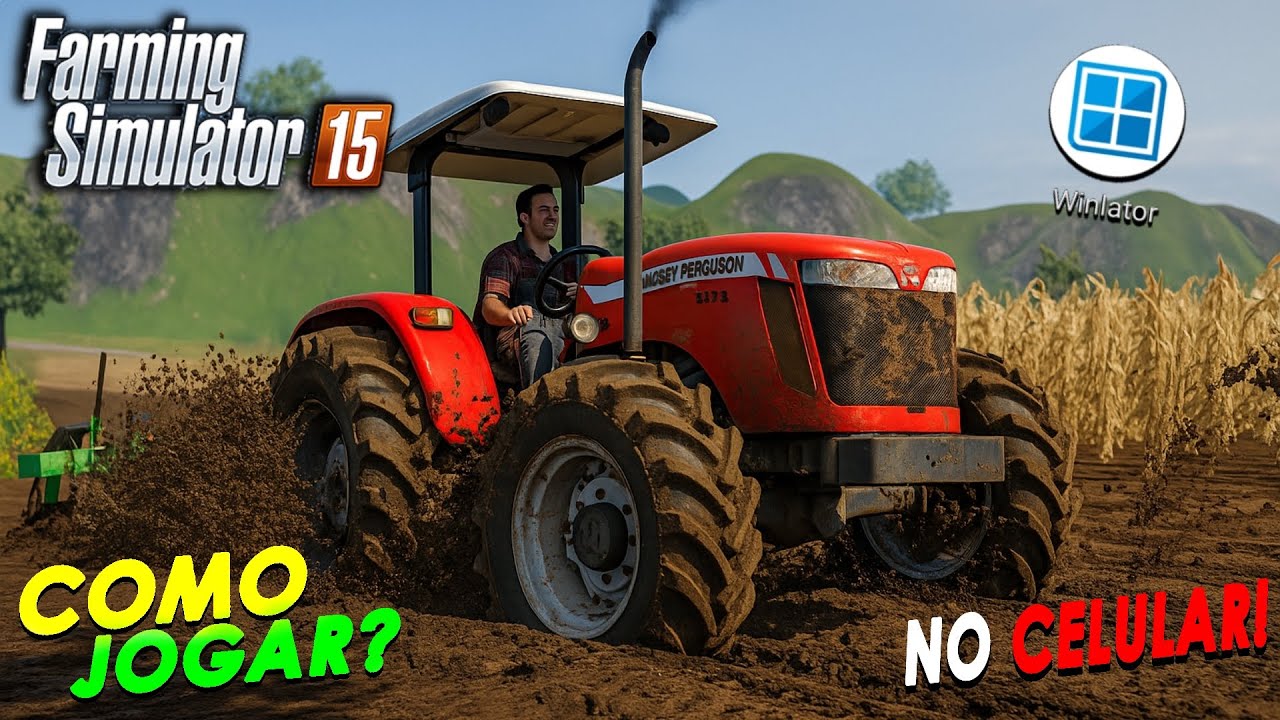 COMO JOGAR FARMING SIMULATOR 15 FS 17 FS 19 NO CELULAR TUTORIAL COMPLETO ATUALIZADO 2026