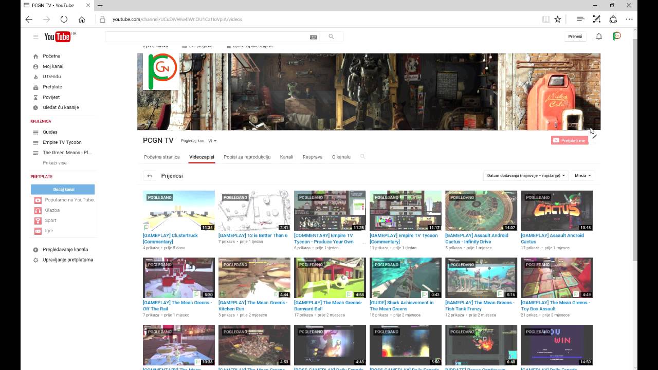 [GIVEAWAY] PCGN - Youtube