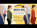 Flacher bauch mit den richtigen outfits  ohne workouts und shapewear