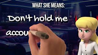 Womanese 101: When MEANS when she says: "Don't judge me!"