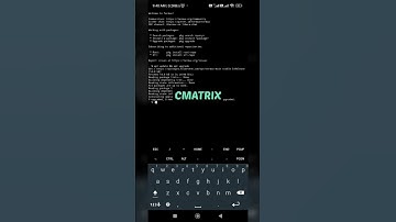 Cmatrix in Termux #cmatrix #termuxhacking