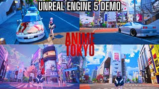 This Unreal Engine 5 Anime Tokyo Demo is MIND BLOWING ★ RTX 3070 [4K]