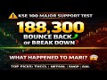 KSE100 INDEX NEAR SUPPORT | WHAT HAPPEND TO MARI ? | THCCL | NETSOL | SNGP | GAL | SEARL | SAZEW