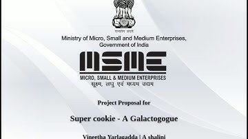 MSME Project Proposal: Super Cookie - a Galactogogue