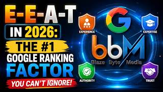 E-E-A-T in 2026: The #1 Google Ranking Factor You Can't Ignore! 🚀 | SEO, AI Search & GEO Explained