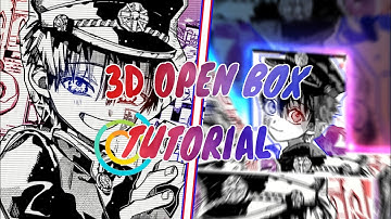 3d open box (cube) Funimate tutorial