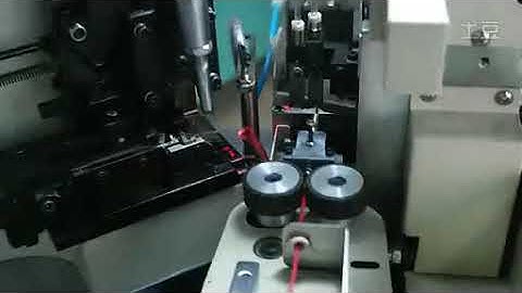 automatic wire cutting stripping single end crimping machine