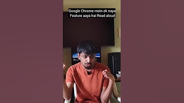 Read Aloud - Google Chrome Feature #computertips #googlechrome #laptop