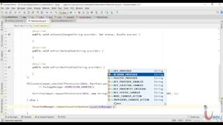 Android Development Lecture  39 Getting and Showing User's Location