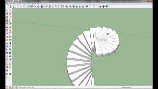 Google SketchUp Pro 8 - Spiral Staircase Tutorial Google SketchUp Pro 8 - Spiral Staircase Tutorial