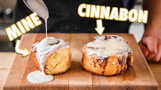 Making Cinnabon Cinnamon Rolls At Home | But Better