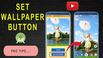 Set wallpaper in android App | How to implement Wallpaper Button in Android Studio |Android Tutorial
