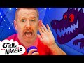 Camping with animal toys  wheels on the bus with steve and maggie  monsters ice cream for kids