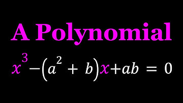 A Cubic Equation | Math Olympiads