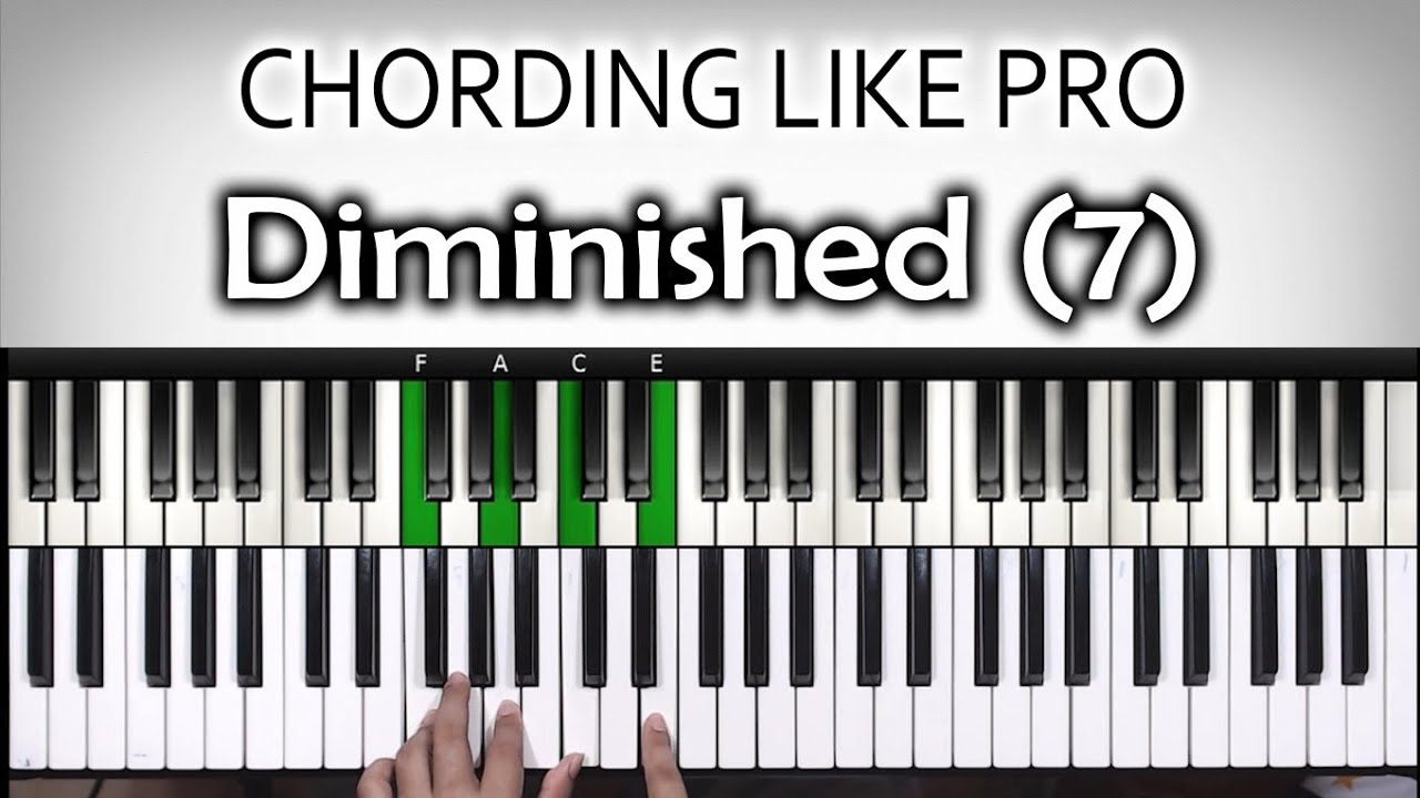 Belajar Chord Diminished 7 C Dim7 Belajar Piano Keyboard Chords Chordify