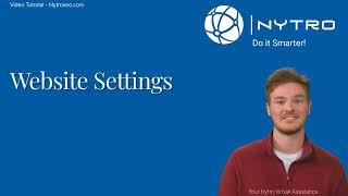 Website Settings: Configuration Guide for Nytro SEO Automated Software