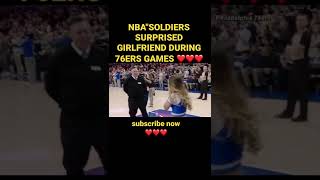 NBA"SOLDIERS SURPRISED GIRLFRIEND DURING 76ERS GAMES ❤️❤️❤️✅✅✅subscribe now